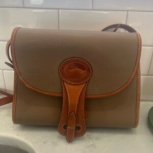 Dooney & Bourke Brown and Tan Leather Shoulder Bag